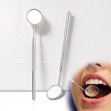 Stainless Steel Dental Mirror With Handle at ₹ 160/piece in Kheta Sarai