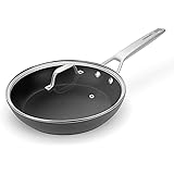 Frying Pan with Lid, MSMK Non Stick Pancake Pan Non-Stick Omelette Pan for Induction Hob 26CM, PFOA-Free, Oven Safe, Dishwash