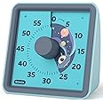 Minuteur Visuel Enfant 60 Min - Compte à Rebours Arc-en-ciel - Pour Routines, Devoirs, Cuisine - 3 Niveaux De Son - 9