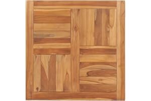 vidaXL Superficie de Mesa de Repuesto de Comedor Jardín Patio Encimera Escritorio Facíl de Limpiar 70x70x2,5 cm
