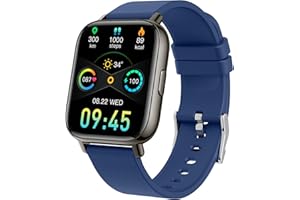 uaue Reloj Inteligente Hombre Mujer, 2024 Nueva Smartwatch con Pulsómetro, 1.69" Smartwatch Hombre con Monitor de Sueño, Podómetro, 24 Modos Deportes, Impermeable IP68 Pulsera Actividad Motast