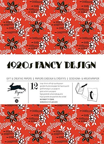 ⤂Télécharger⤃ 1920s Fancy Design - Volumen 34. 12 grandes feuilles de papiers cadeaux & créatifs de haute qualit Livre PDF Gratuit