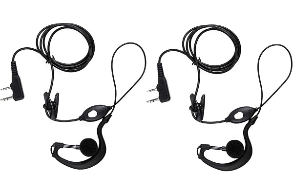 Mengshen® Baofeng Ecouteur Earpiece Walkie Talkie Headphones Two Way Radio Headset for BF-888S / BF-777S / BF-666S / UV-5R / 5RA / 5RE (2 PCS) EJ01 2Pack