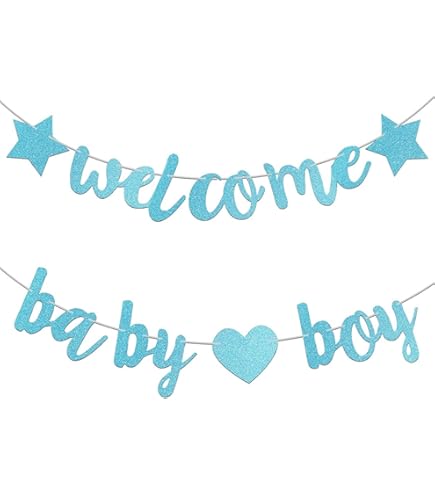 Baby Shower Garcon, Bleu Ballon Baby Shower,Baby Shower Decoration, Deco Bapteme Garcon Pour Gender Reveal Party Decoration Avec Mummy To Be Echarpe
