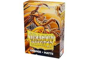 Arcane Tinmen ApS ART11113 Dragon Shield Japanese Card Game, Matte Orange (60 cards)