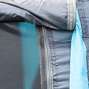 Skandika, Hammerfest, Tenda per Famiglie, 4 Persone, Tenda a Cupola, con 2 cabine di Riposo, Altezza in Piedi 200 cm - immagine 7