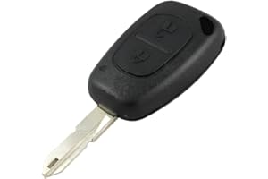 CAR PASSION Cover Chiave Guscio Compatibile con Opel Vivaro – Compatibile con Renault Trafic Kangoo – Compatibile con Nissan Primastar 2 Tasti Telecomando Scocca