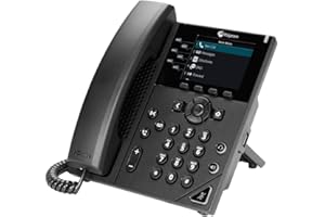 PLANTRONICS VVX 350 6-LINE BIZ-IP-PHONE DUAL 10/100/1000 ETHERNET-NO PSU