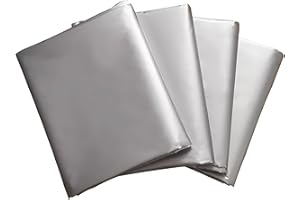 KAIWEYBOBO Abri Soleil Tissus Bâche Pare-Soleil Fermeture Opacité de Lumière Toile Imperméable Double Revêtement pour DIY Toile d'Ombrage Rideaux Occultant Housse Voiture (1.46 * 6m)