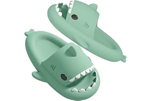 MoneRffi Sharklas Originales Niño Niña, Chanclas Tiburon Hombre Zapatillas de Tiburón Mujer,Sandalias Sharklas de Piscina de Suela Gruesa Antideslizantes Cómodas de Verano