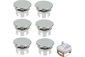 CPRNQY 6 Stück Waschbecken üBerlauf Abdeckung, Waschbecken überlauf, überlauf Abdeckung