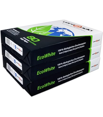 Papier A4 Steinbeis N°2 Trendwhite 80g – 100% Recyclé, Teinte Naturelle CIE 85 – Ramette 500 Feuilles – Éco & Qualité