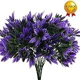 APACALI 20 Fiori Artificiali Per Esterni - 5 Colori, 33 Cm, Resistenti UV, Piante Finte In Plastica Per Giardino E Balcone