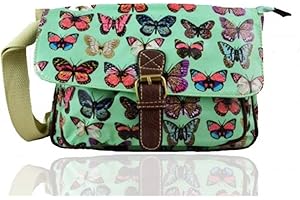 RS.FASHIONS Satchel Oilcloth Butterfly Single pocket Small/mini cross body messenger Bags