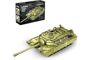 MISINI Panlos 628010 T28 Heavy Tank Building Kit, WWII Military Tank Building Blocks Set, 2986 Piece Large MOC Tank Model Kit for Adults, Construction Toy Gifts for Military Fans