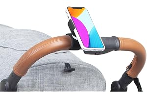 Turnaroundtech Mobilhållare för babyvagn, lämplig för upp till 7,5 tum skärm