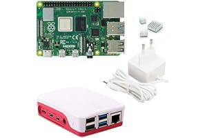 Raspberry Pi 4 8GB Starter Kit | 5V 3A USB-C Power Supply | Housing | Heatsink | Raspberry Pi 4 Model B 8GB RAM
