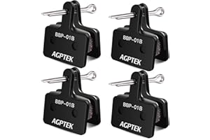 ‎AGPTEK AGPTEK 4X Bremsbeläge Fahrrad, Scheibenbremsbeläge, High Performance Bremsbeläge Disc Brake Pads & Spring (Resin) für Mountainbike Scheibenbremse I Bike Beläge I Bremsbelag (4 Stück)