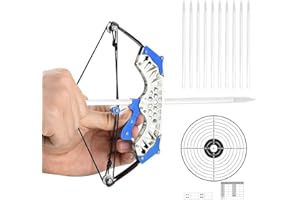 TIETHEKNOT Mini-Bogenschießbogen-Set Mini-Recurve-Bogen Mini-Jagdbogen Mini-Compoundbogen-Katapult RH/LH