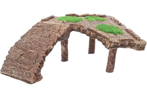BAZEITFLOW Rampe de Repos en Résine Grosse Plateforme pour Tortues Aquatiques Échelle Intégrée, Ornement Aquarium et Refuge Grotte pour Reptiles, Terrarium Tortues et Lézards