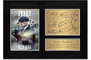 Zulu Image Peaky Blinders Cast Signed Cillian Murphy Paul Anderson Memorabilia A4 Printed Autograph Photo Reproduction Print Picture Display No92, Black