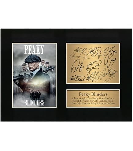 HWC Trading Foto A4 Con Firma Stampata Di Cillian Murphy (The Dark Knight, Scarecrow) In Cornicetta Nera, Regalo Cinefili