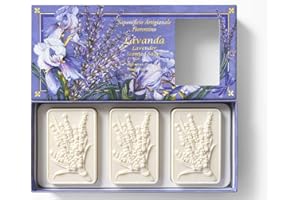Saponificio Artigianale Fiorentino, Lavanda, set di 3 saponette da 125 g