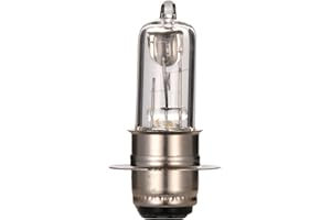 WOOSTAR 12V 35W Moto Faros Delanteros P15D Reemplazo para 50cc 250cc Taotao ATV Ciclomotor Scooter