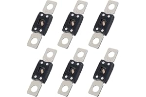 JREHUIG 6 sztuk bezpiecznik samochodowy wysokiego prądu, Śruby bezpiecznikowe 100/125/150/200A, bezpiecznik śrubowy do samochodów, ciężarówki, przyczep, pojazdów budowlanych itp. (300A)