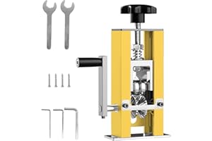 LQGTQO Spellacavi Elettrici, Spelafili Elettricista, per Cavo in Rame da 1-25 mm, Pinza Spelafili Elettricista Alimentata a Manovella o Trapano, elettrico manuale Spelacavi per Cablaggio, Riciclaggio