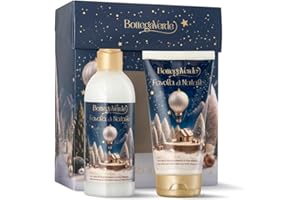 Bottega Verde - Cofanetto Regalo Favola di Natale, con Bagnodoccia 250 ml e Latte Corpo 150 ml, Profumo di Muschio Bianco e Fiori Bianchi, Idea Regalo Magica