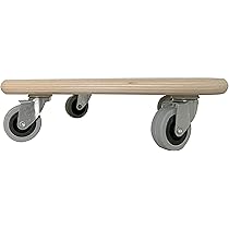 SOLEJAZZ Transportrollenset, 200kg Draagvermogen, Meubel Transportkar Koppelbaar, Verhuishulp Meubel Transportwielen, Zwart, 4 Pak