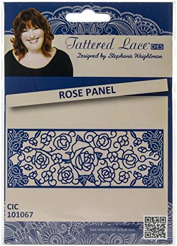 Create and Craft Metal Tattered Lace Die-Rose Panel
