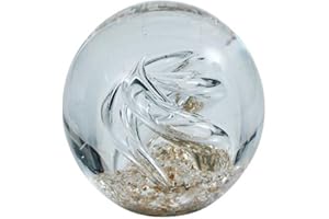 PFRONTEN Rêve Boule 7cm, boule de verre, Presse-papier, Désir-Boule, décoration en verre