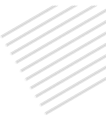 3 Tiges Aluminium 8/10/12mm X 300mm - Barre Ronde Pleine Pour Bricolage Et Modélisme