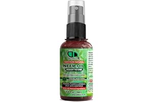 DD TECK DD Organic Neem Oil A Natural Garden Bug Spray for Plants & Horses.- Insect Repellent & Bug Repellent for House, Skin Care, Hair Growht (10ML Spray)