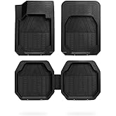 Proalet Universal Oto Paspas Seti, 3D Derin Havuzlu, Kesilebilir, 1. Sınıf PVC Malzeme, Kaymaz Tabanlı, Ayak Dayamalı, Neme v