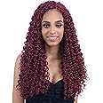Freetress Braids BEACH CURL 18" (4 Pack, 1B Off Black) - Synthetic Crochet