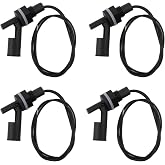 4Pcs Floating Switch with Water Level Sensor, Side Mounted Horizontal Float Switch, Liquid Float Switch for Tank Pool Horizon