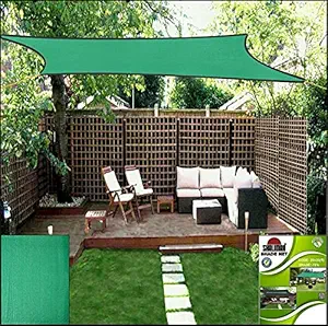 Shalimar Multipurpose Shade Net/Agro Net/Green Net - 75% (Green Colour) (20 ft x 20 ft)