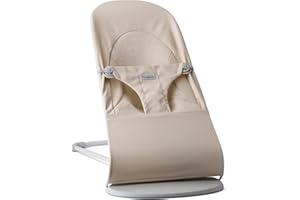BabyBjörn Bouncer Balance Soft Woven/Jersey, Tri-Fabric, Light Beige