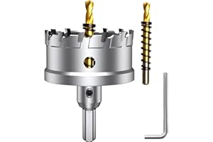 Pyrrhonian Sega a tazza da 68 mm, trapano in metallo duro, sega a tazza TCT, ideale per fori in acciaio inox, ferro, legno, plastica