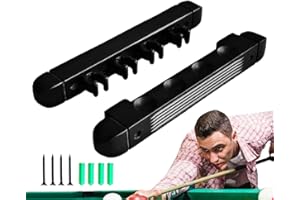 Kapaunn Billard Queue Wandhalter, Billard Queue Halter Wandmontierter Aus, Billard Wandhalterung Mit Schrauben Und Gummiteilchen Für 4 Billard-Queues