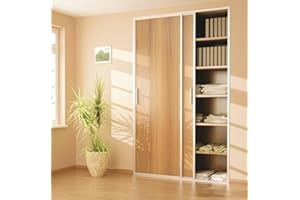 ROTHLEY Sliding Wardrobe 2 Door 1800mm Twin Track Gear System ARES 2 Roller Internal Cupboard 70kg