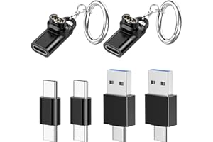 2-Stück Ladegerät Adapter & USB C auf USB A/C Ladegerät Adapter für Garmin Fenix 7/7S/7X/6/6S/6XPro/5/5S/5X, Forerunner 935/945/45/245 Music, Vivoactive 3/4/4S, Venu 2S/Sq, Approach S10/S60, Instinct