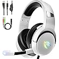 YINSAN Cuffie Gaming PS4 e PS5 Cuffie da Gioco, Cuffie Gaming con Microfono per Adults/teenagers, Belli e Confortevoli, Arche