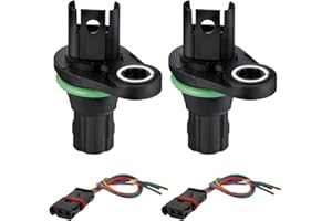 AUTO OCCASION 13627525014 Camshaft Crankshaft Position Sensor Compatible with BMW 528i 535i X6 325i 325xi 330i 330xi 328i 335i 1 Series M 2 Pack