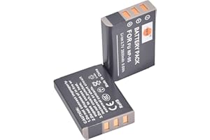 DSTE DE DSTE 2X NP-95 de Remplacement Li-ION Batterie pour Fujifilm FinePix F30, F31fd, Real 3D W1, X100, X30, X100T, X100LE, X100S, X-S1, RICOH DB-90, GXR, GXR Mount A12, GXR P10