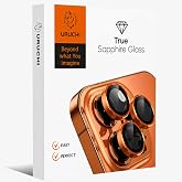 URUCHI Kamera Lens Koruyucu, Safir Cam, Al&uuml;minyum Alaşım &Ccedil;er&ccedil;eve, Kolay Kurulum, HD Kalite, G&uuml;&ccedil;l&uuml; Yapışma, &Ccedil;ubuk S&ouml;kme Aparat