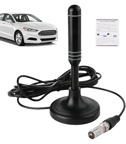 Antenna TV Interna Digitale - Per Ricevere Canali HD Senza Cavo, Con Amplificatore Di Segnale